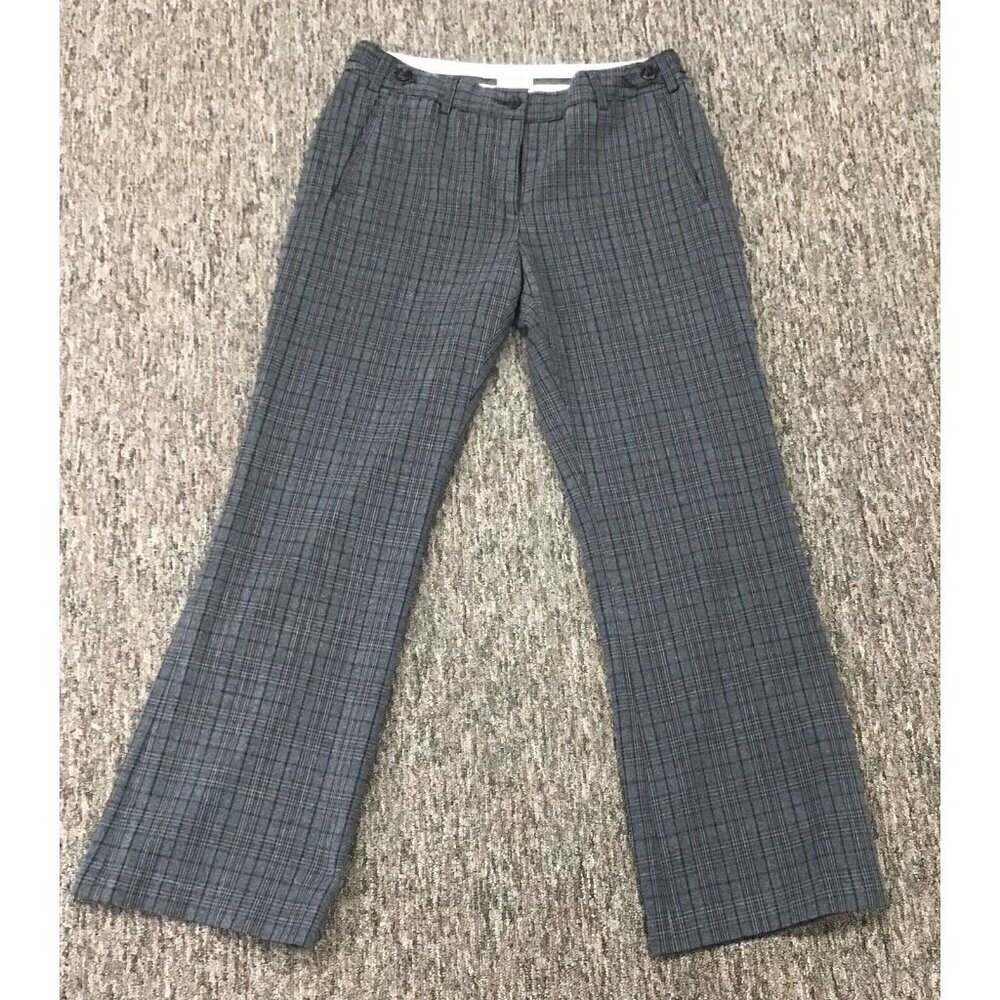 Womans 6P Dalia Collection Plaid Dress Pants